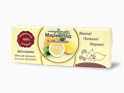  Мармелад натуральный "Лимон" 140г в Ярославле