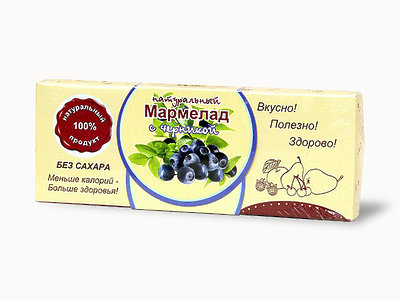 №2 Мармелад натуральный "Черника" 140г в Ярославле