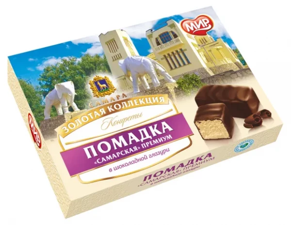 №2 КФ МИР Помадка ШОКОЛАДНОЙ ГЛАЗУРИ 145г  в Ярославле