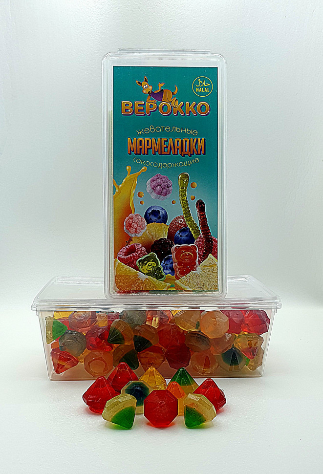  Жевательный мармелад Самоцветы, 250г      в Ярославле